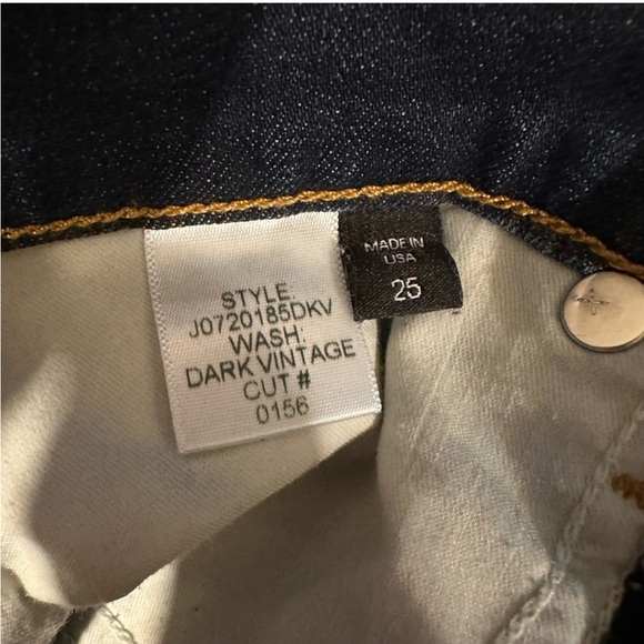 VERONICA BEARD Carolyn 10” Baby Boot Flared Cropped Jeans Size 25 - Picture 7 of 8